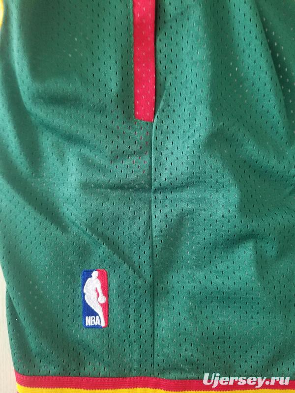 Seattle 1995-96 Throwback Classics Basketball Team Shorts