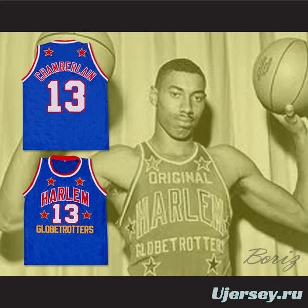 Wilt Chamberlain Harlem Globetrotters Basketball Jersey