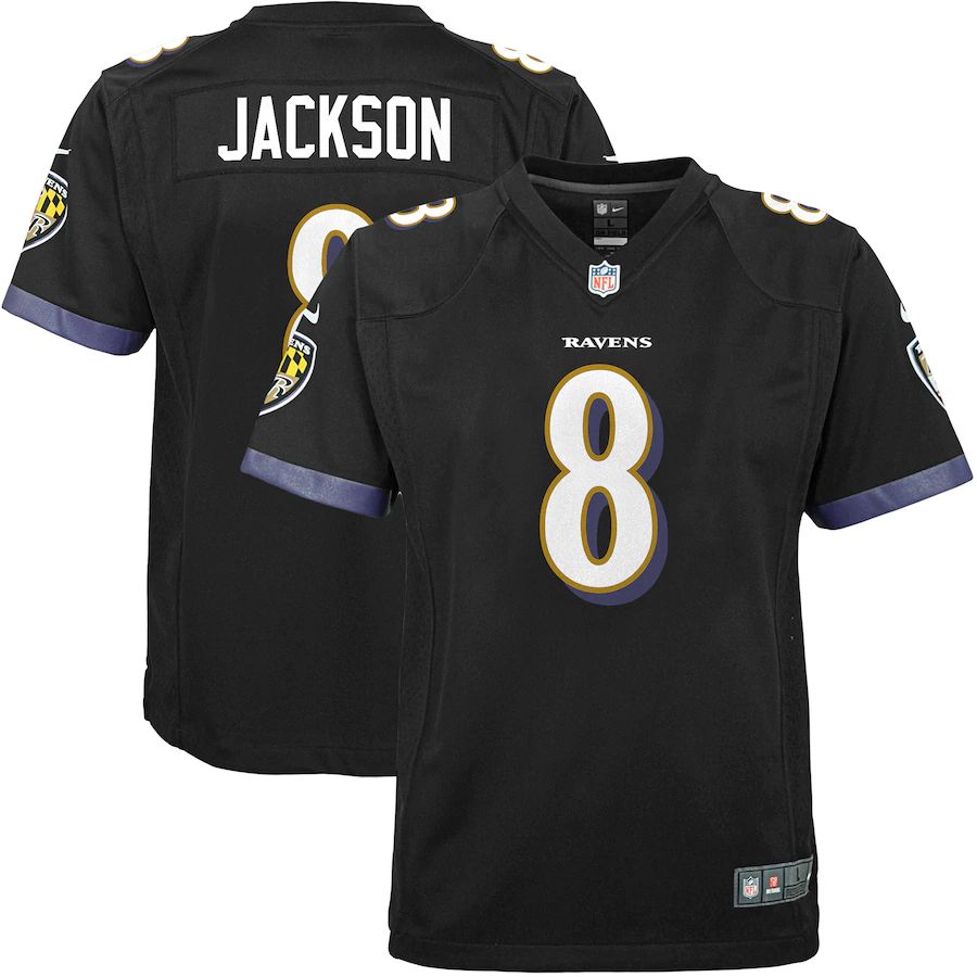 Youth Lamar Jackson Black Player Limited Team Jersey