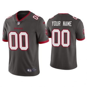 Youth Pewter Alternate Custom Game Team Jersey