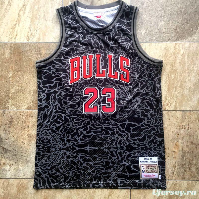 Men's Michael Jordan Black Retro Classic Team Jersey