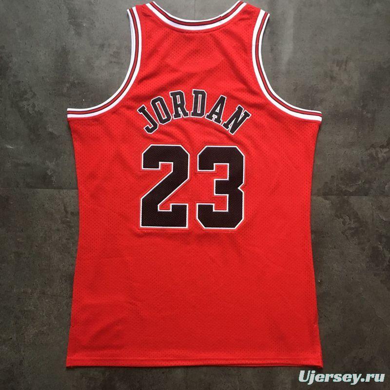 Men's Michael Jordan Red Retro Classic Team Jersey