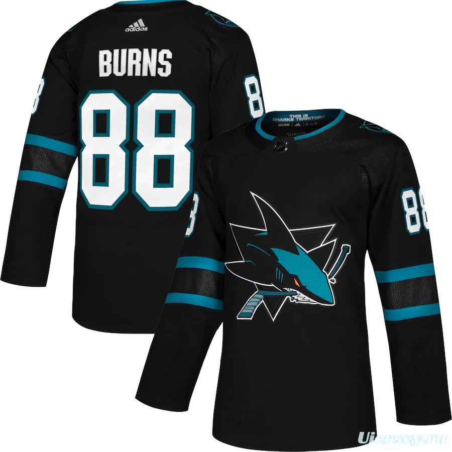 Youth Brent Burns Black Alternate Player Team Jersey