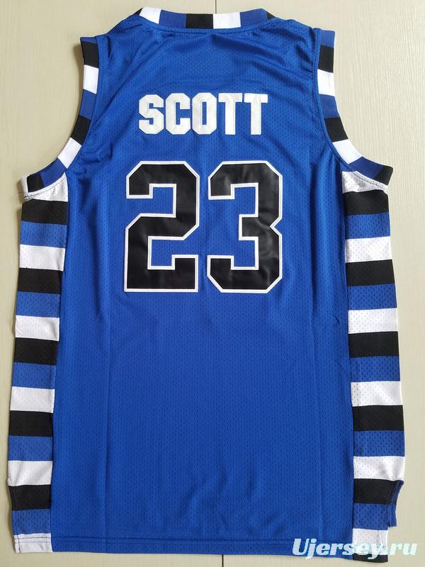 Nathan Scott 23 One Tree Hill Ravens Blue Basketball Jersey