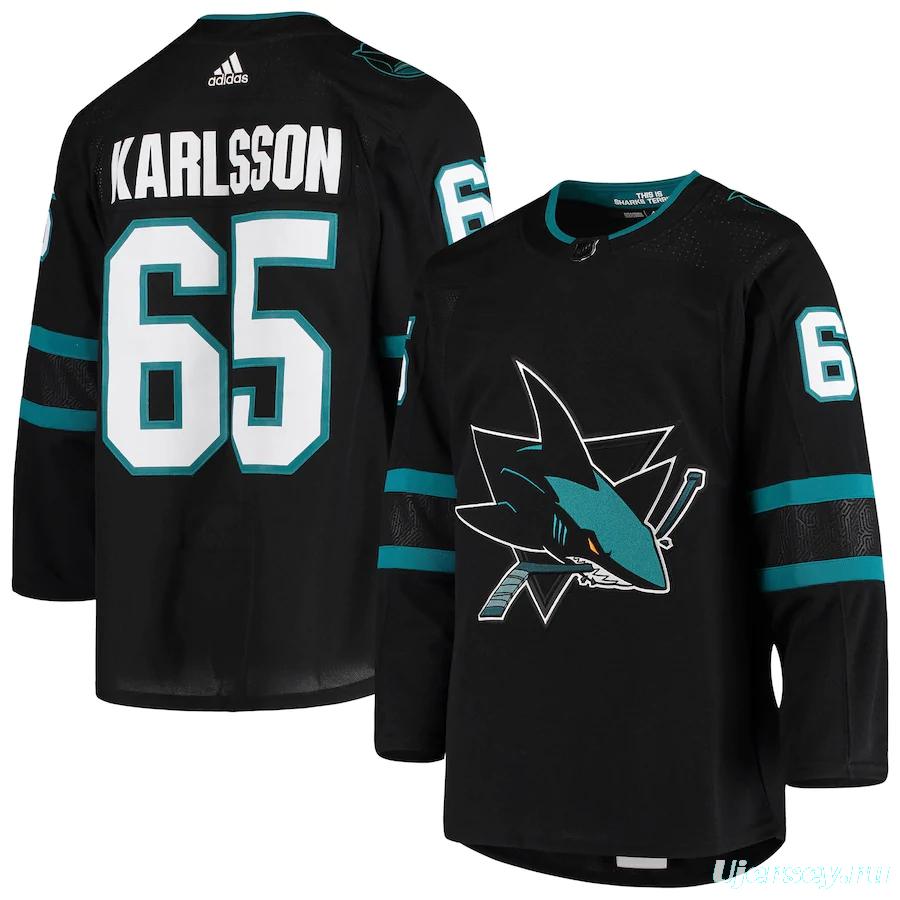 Youth Erik Karlsson Black Alternate Team Jersey