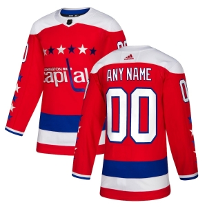 Men's Red Alternate Custom Team Jersey