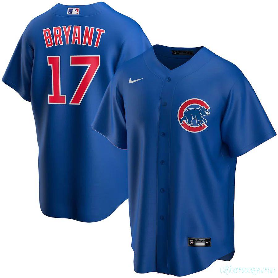 Men's Kris Bryant Royal Alternate 2020 Player Team Jersey