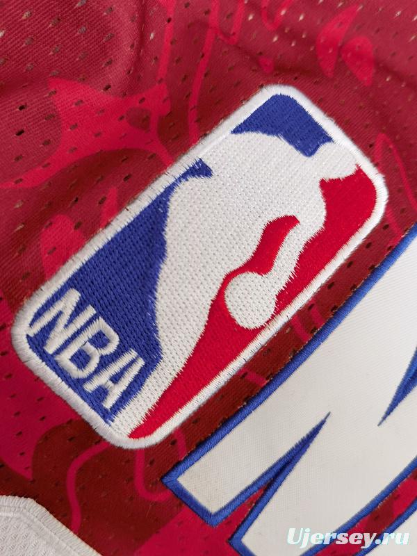 Men's AAPE Red Retro Classic Team Jersey