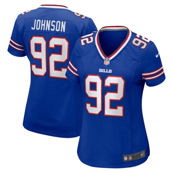 Women's Darryl Johnson Royal Player Limited Team Jersey