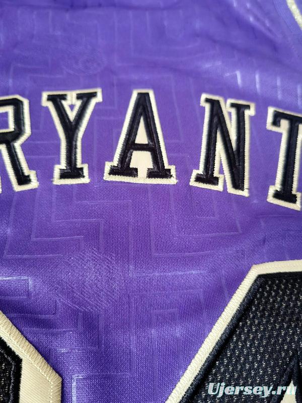 Men's Kobe Bryant Purple Retro Classic Team Jersey