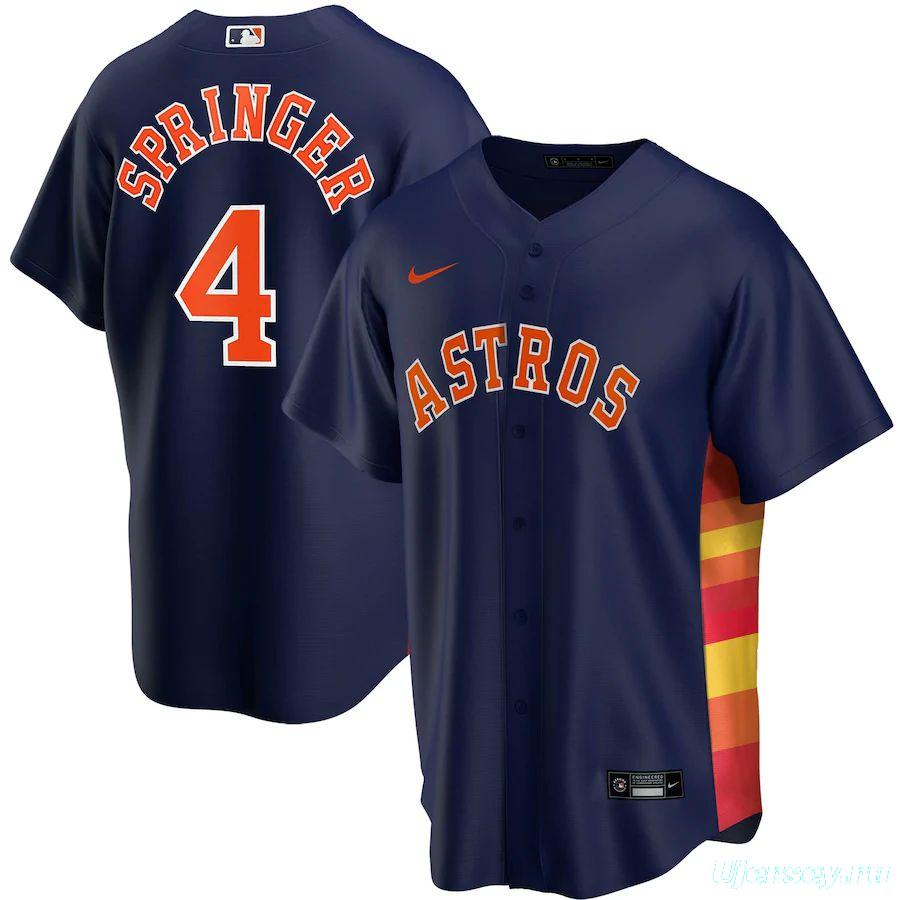 Youth George Springer Navy Alternate 2020 Player Team Jersey