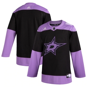 Men's Black Hockey Fights Cancer Practice Team Jersey