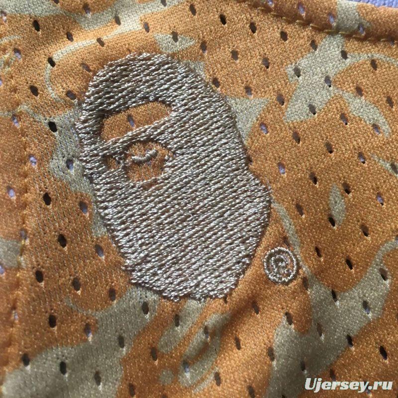 Men's BAPE Yellow Retro Classic Team Jersey