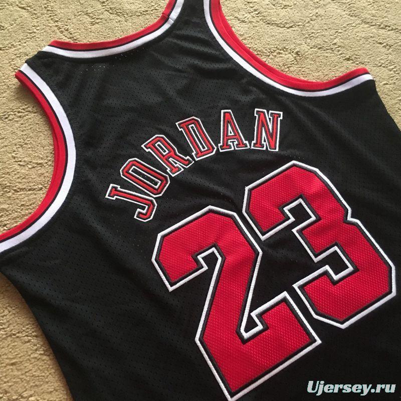 Men's Michael Jordan Black Retro Classic Team Jersey