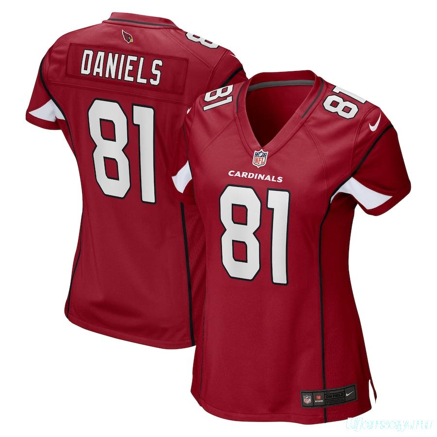 Women's Darrell Daniels Cardinal Player Limited Team Jersey