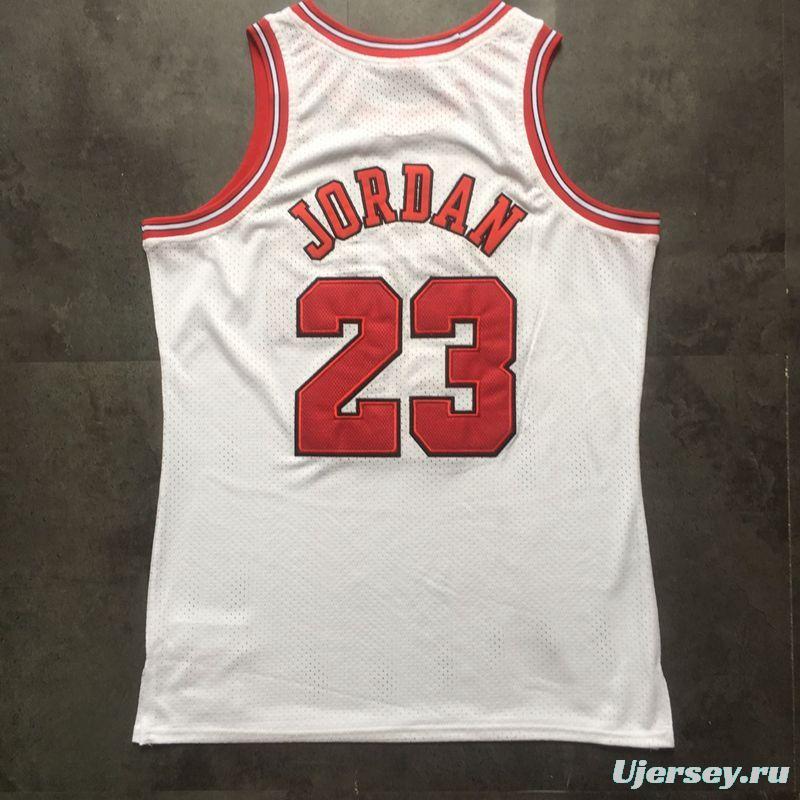 Men's Michael Jordan White Retro Classic Team Jersey