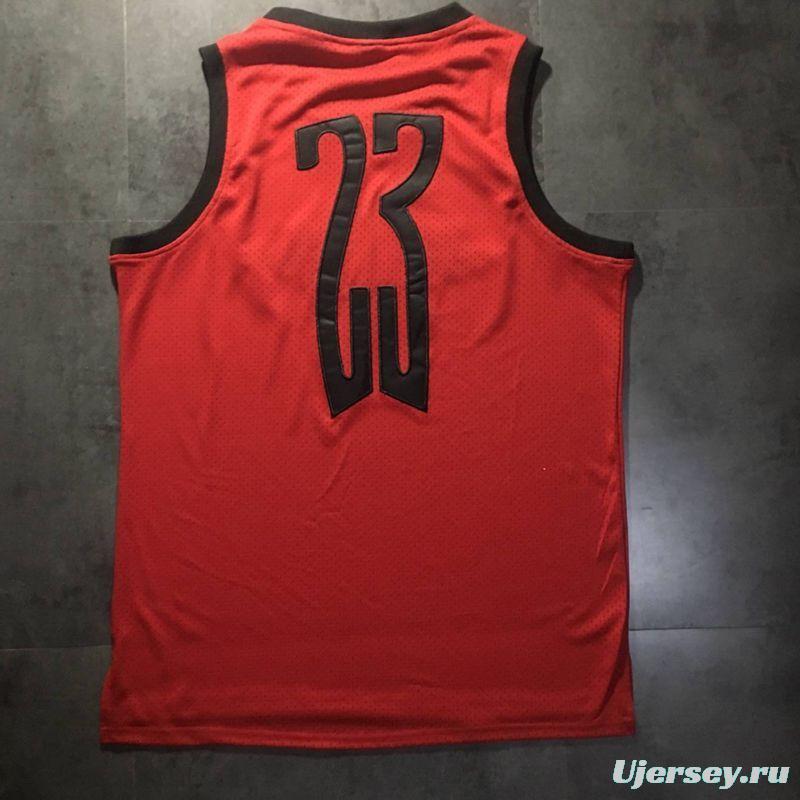 Men's Michael Jordan Red Retro Classic Team Jersey