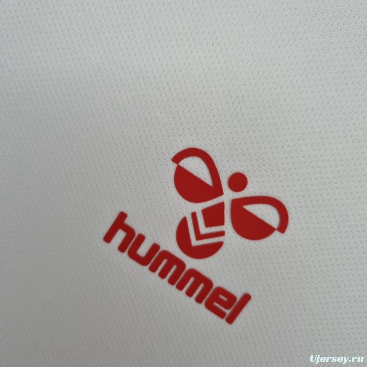 2022 Denmark Hummel x BLS Hafnia Limited Edition White Soccer Jersey