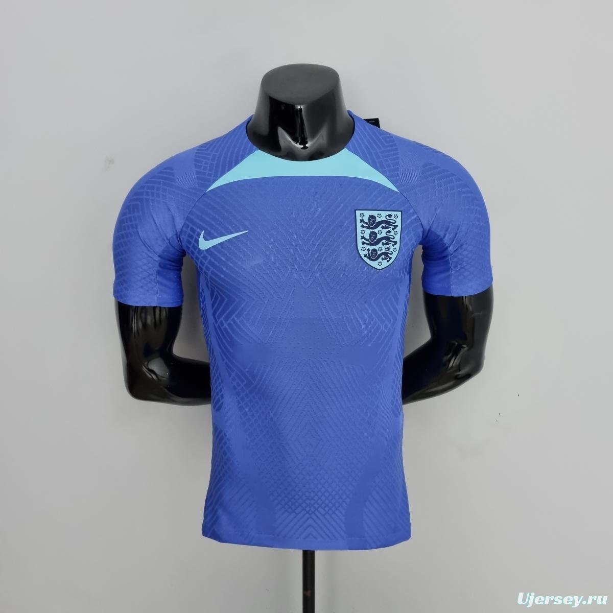 2022 player version England training suit Blue