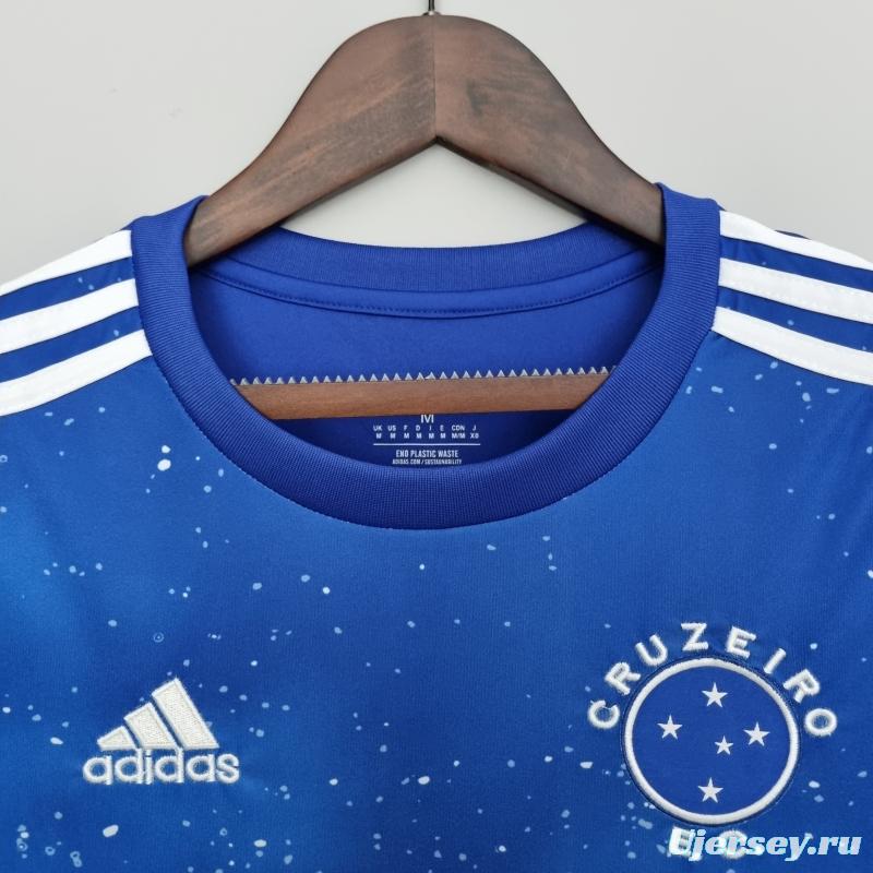 22/23 women Cruzeiro home white Soccer Jersey