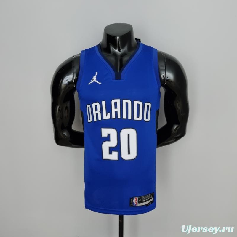 75th Anniversary Fultz#20 Orlando Magic Blue NBA Jersey