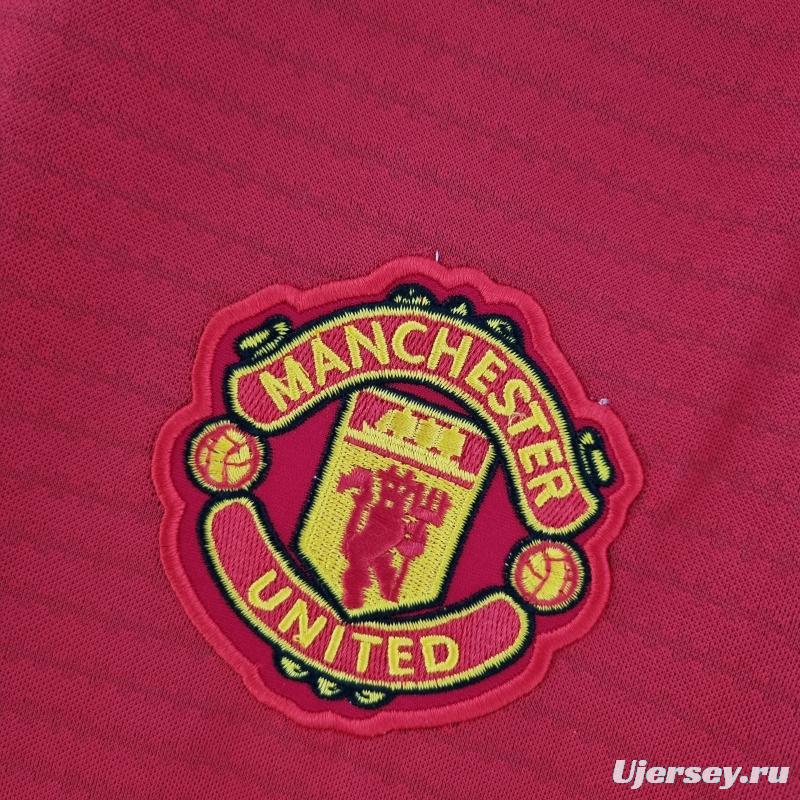 Retro 18/19 Manchester United Home Soccer Jersey