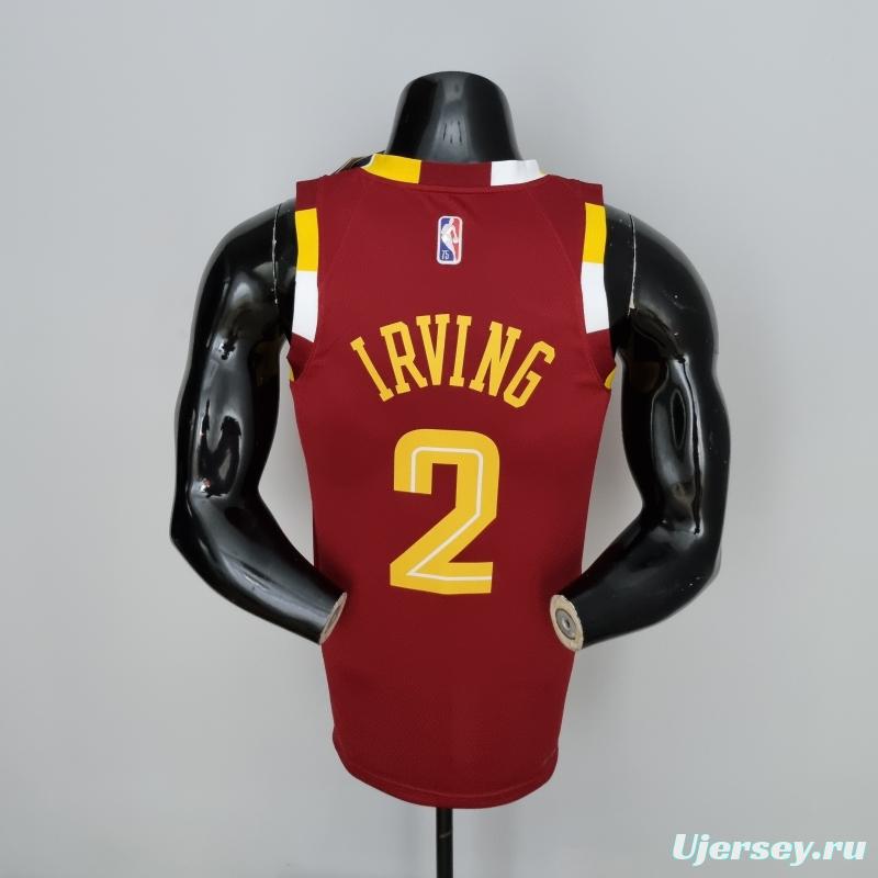 2022 Cleveland Cavaliers Irving#2 Urban Edition Red NBA Jersey