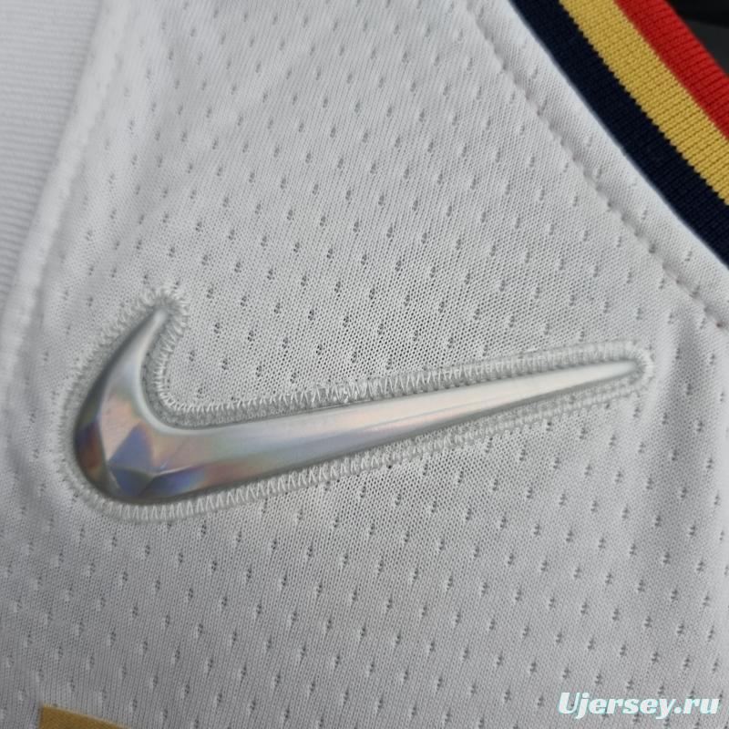 2022 New Orleans Pelicans City Edition Williams #1 White NBA Jersey