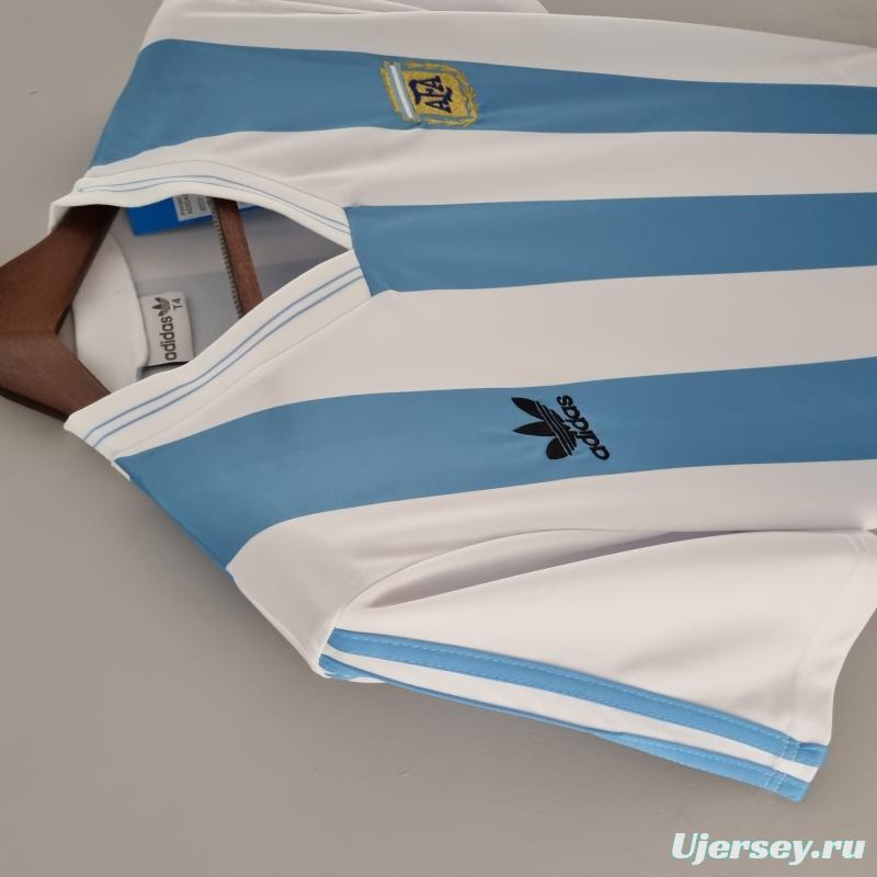 Retro Argentina 1993 Home Soccer Jersey