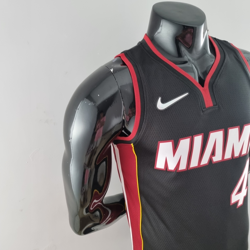 75th Anniversary Miami Heat OLADIPO#4 Black NBA Jersey