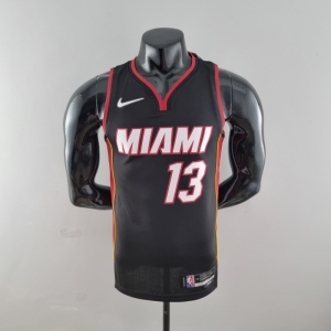 75th Anniversary Miami Heat ADEBAYO#13 Black NBA Jersey