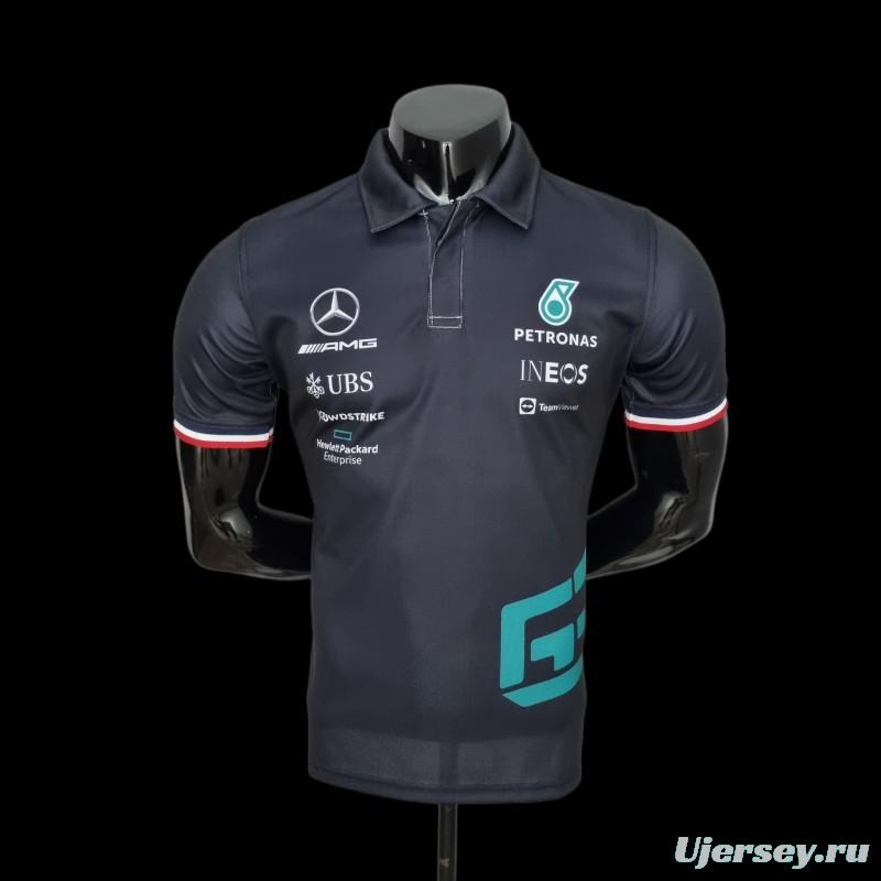 2022 F1 Formula One; Mercedes Benz #63 Polo Black 