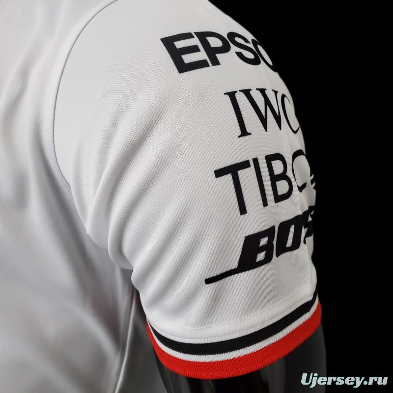 F1 Formula One Racing Suit; Mercedes White 