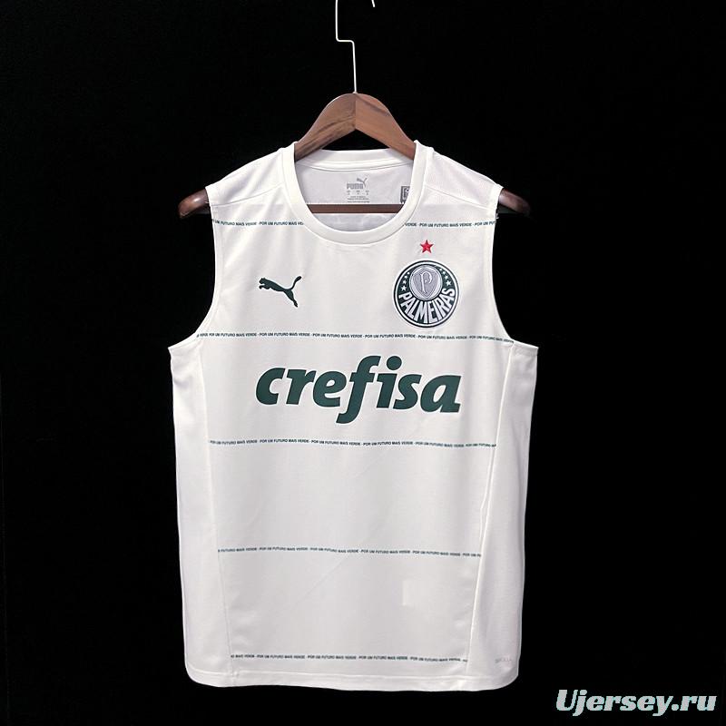 22/23 Vest Palmeiras Away White Soccer Jersey