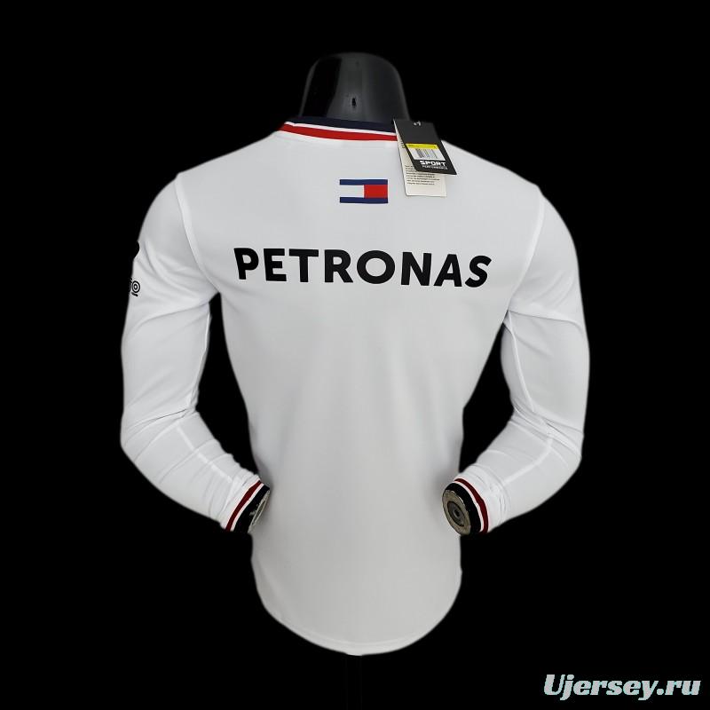 F1 Formula One 2022 Mercedes Long Sleeve White 