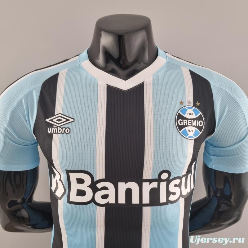 Player Version 22/23 Gremio Home  Soccer Jersey