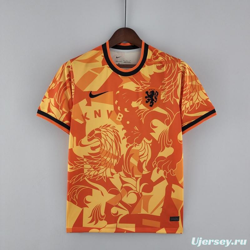 2022 Netherlands Training Jersey Orange