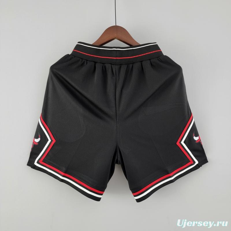 Chicago Bulls Black NBA Shorts 