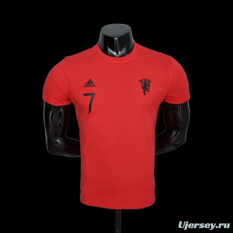 22/23 Manchester United Red T-shirts #0057