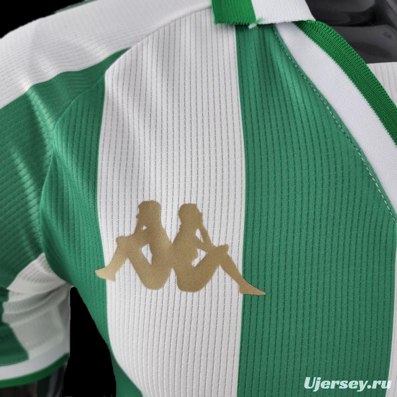 Player Version 22/23 Real Betis King's Cup Version Home Soccer Jersey