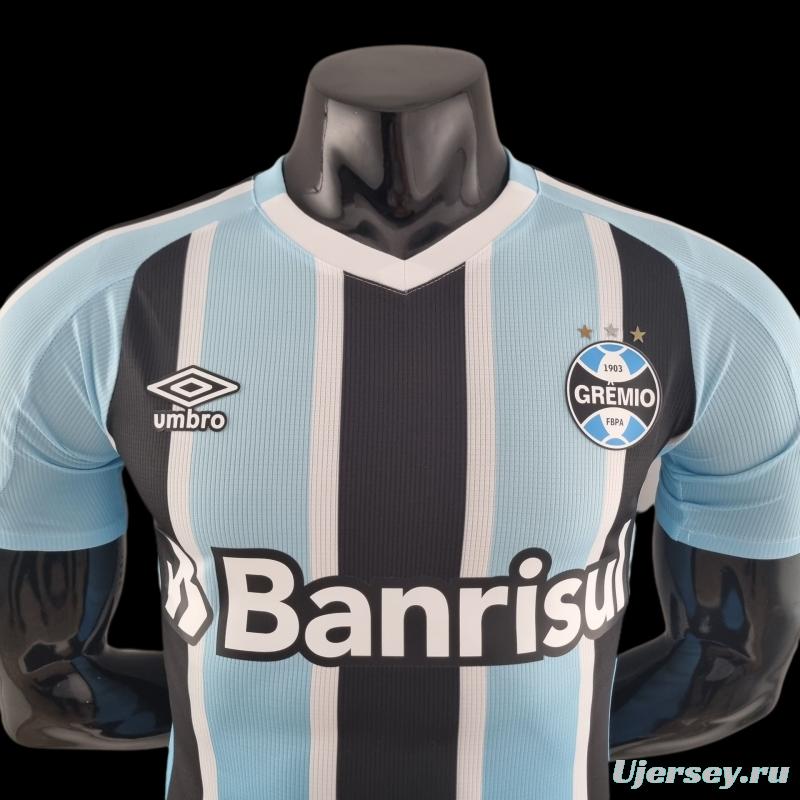 Player Version 22/23 Gremio Home Soccer Jersey