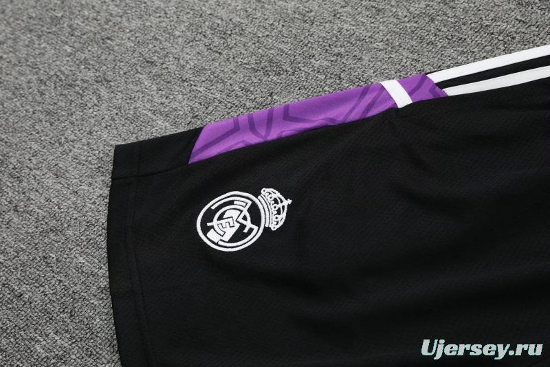 22/23 Real Madrid Black Pre-match Training Jersey Vest