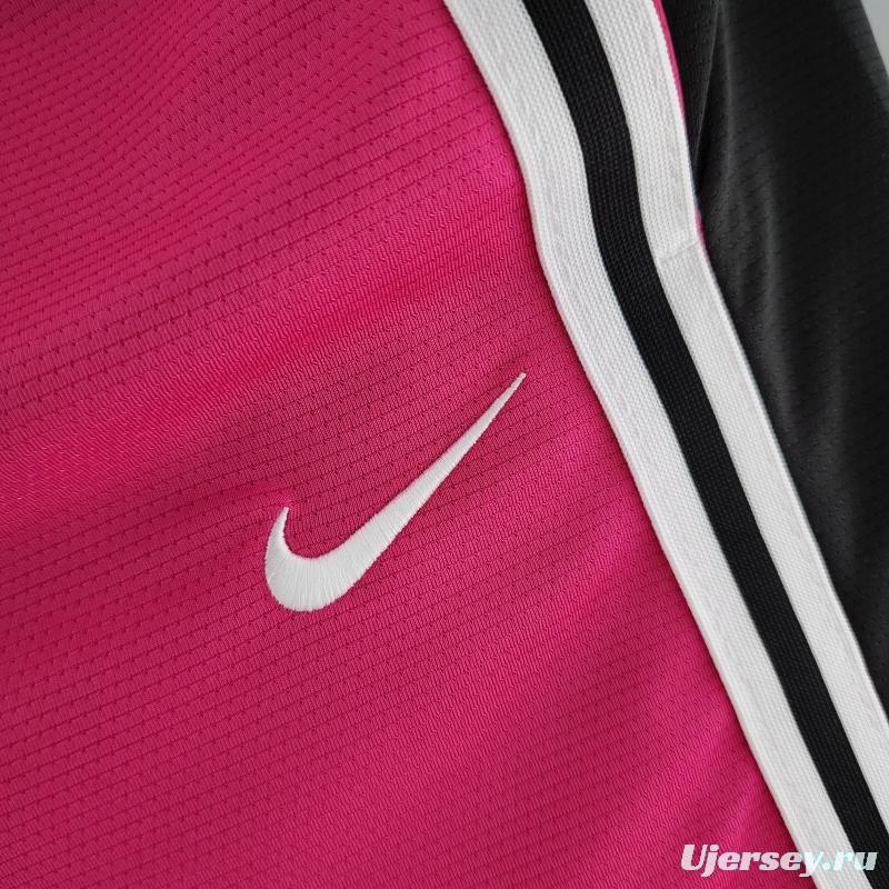 2022 Miami HeatNBA US Training Shorts Pink Black