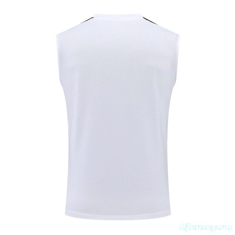 22/23 Real Madrid Pre-match Training Jersey White Vest