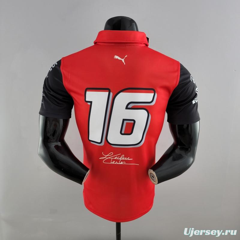 2022 F1 Ferrari Red Polos  #0005