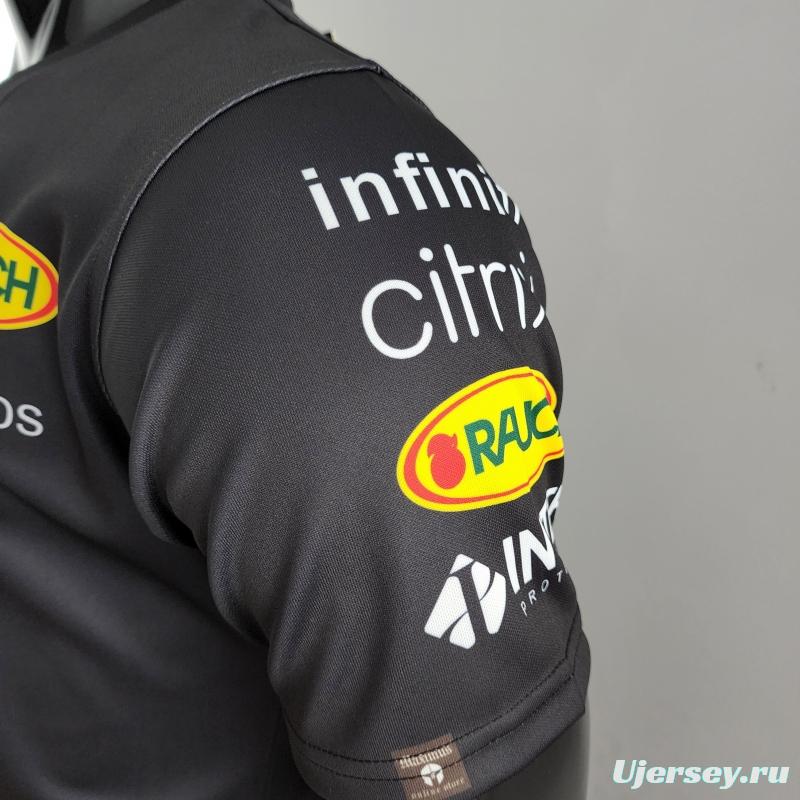 2022 F1 Red Bull Black Jersey #0001