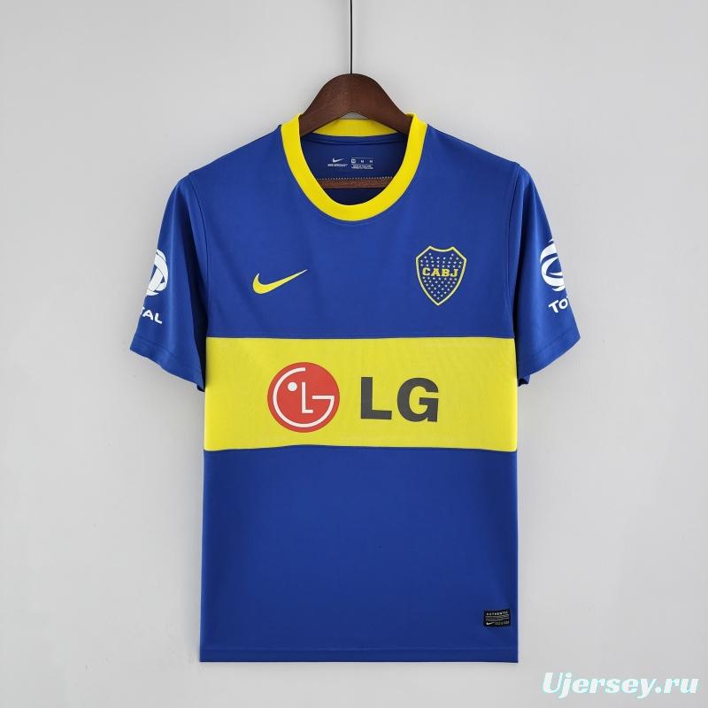 Retro 10/11 Boca Juniors Home Soccer Jersey