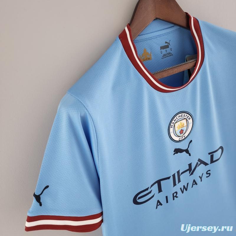 Retro 22/23 Manchester City Home Jersey