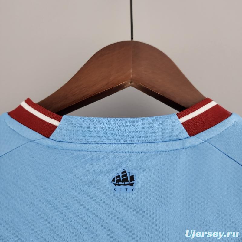 22/23 Manchester City Home Soccer Jersey