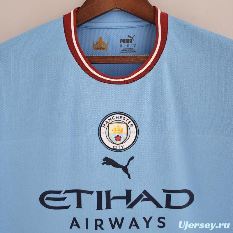 Retro 22/23 Manchester City Home Jersey